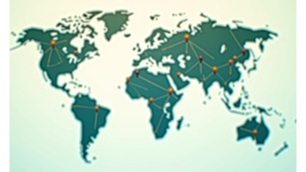 Mappa del mondo stilizzata con icone di persone multietniche che interagiscono, a rappresentare la portata globale e l'inclusività linguistica di Vitalegno