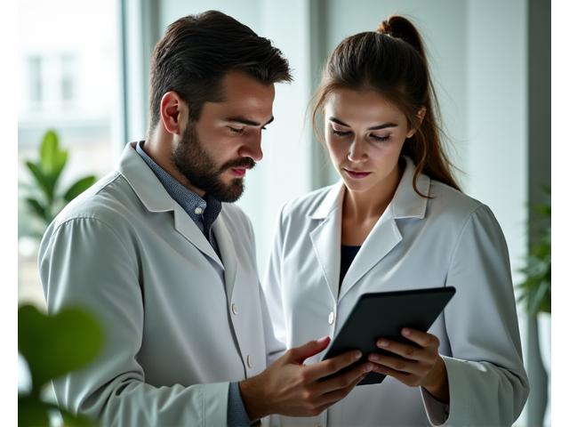 Un team di esperti Vitalegno in salute e wellness che collaborano, illustrando supporto e competenza.